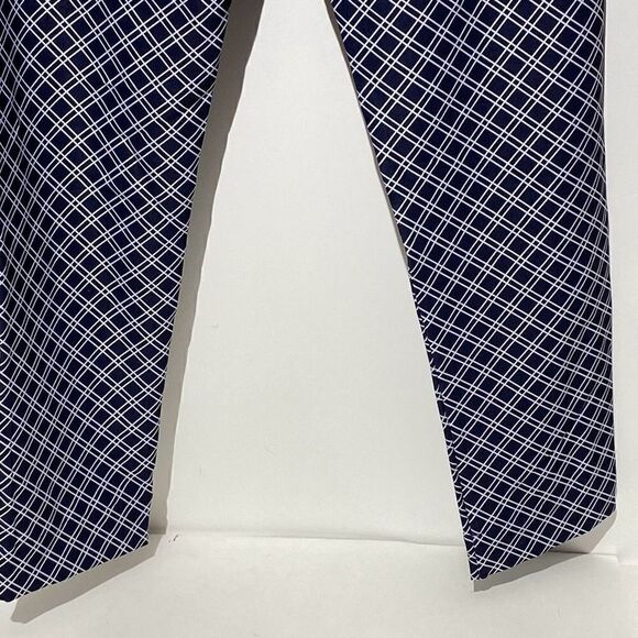 Puma Pwrshape Women's Blue White Checkered Activewear Golf Pants Size XL NWT - Picture 11 of 11